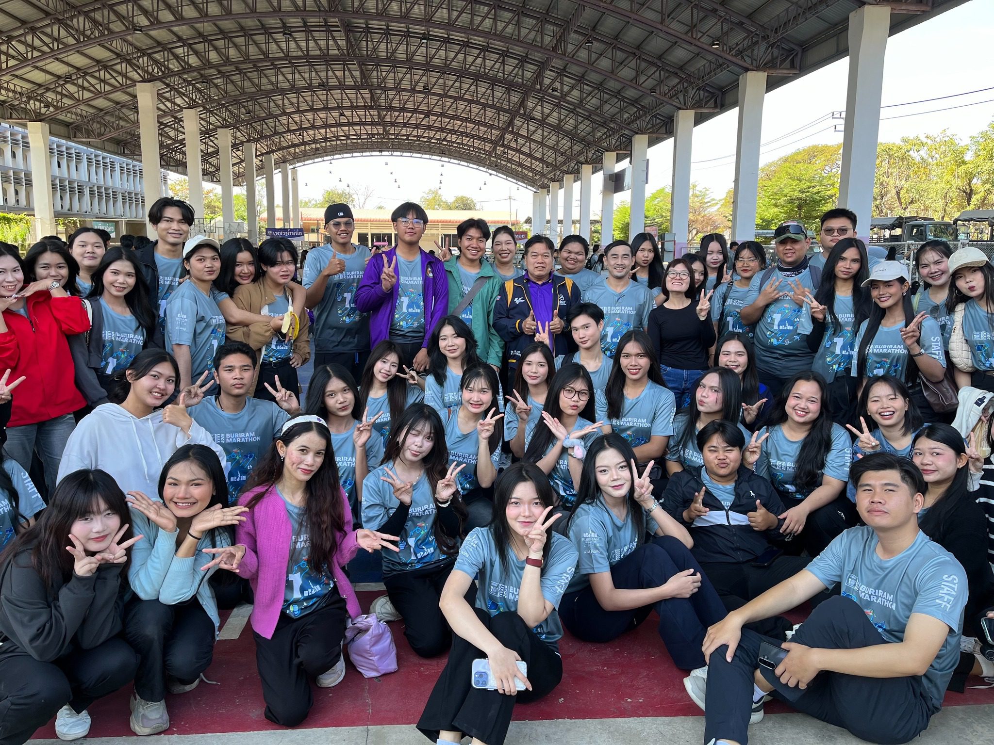นักศึกษาสาขาวิชาภาษาอังกฤษธุรกิจ มรภ.บุรีรัมย์ ผนึกกำลังร่วมสนับสนุนงานวิ่งระดับโลก “Buriram Marathon 2026”